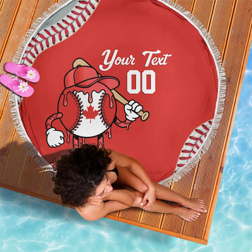 Canada 2026 Baseball Custom Beach Blanket Go Champions Drip Style