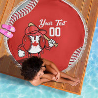 Canada 2026 Baseball Custom Beach Blanket Go Champions Drip Style