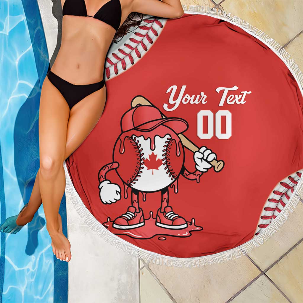 Canada 2026 Baseball Custom Beach Blanket Go Champions Drip Style