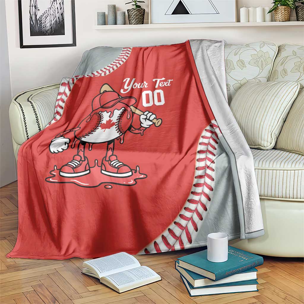 Canada 2026 Baseball Custom Blanket Go Champions Drip Style