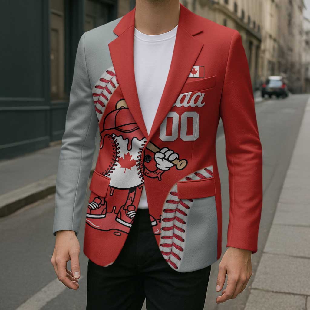 Canada 2026 Baseball Custom Blazer Go Champions Drip Style