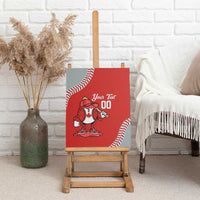 Canada 2026 Baseball Custom Canvas Wall Art Go Champions Drip Style