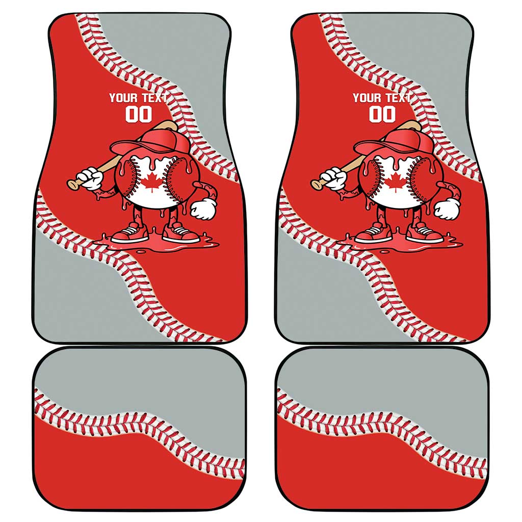 Canada 2026 Baseball Custom Car Mats Go Champions Drip Style