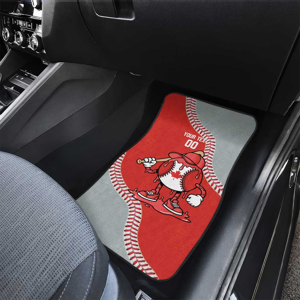 Canada 2026 Baseball Custom Car Mats Go Champions Drip Style