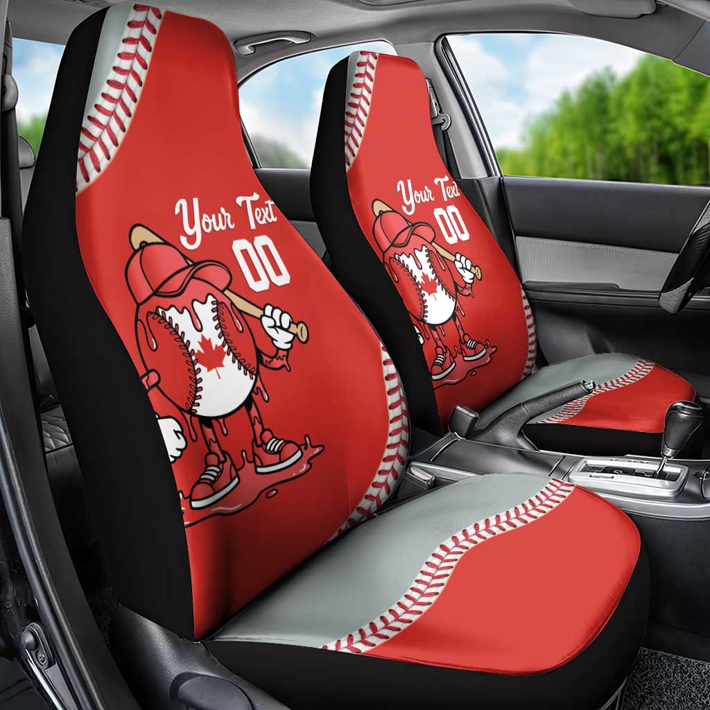Canada 2026 Baseball Custom Car Seat Cover Go Champions Drip Style