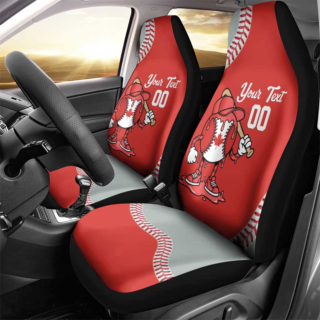 Canada 2026 Baseball Custom Car Seat Cover Go Champions Drip Style