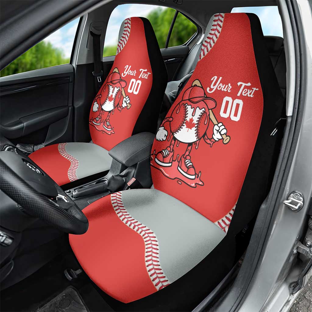 Canada 2026 Baseball Custom Car Seat Cover Go Champions Drip Style