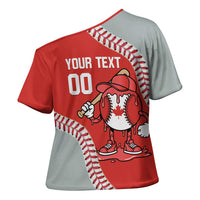 Canada 2026 Baseball Custom Cross Shoulder Shirt Go Champions Drip Style