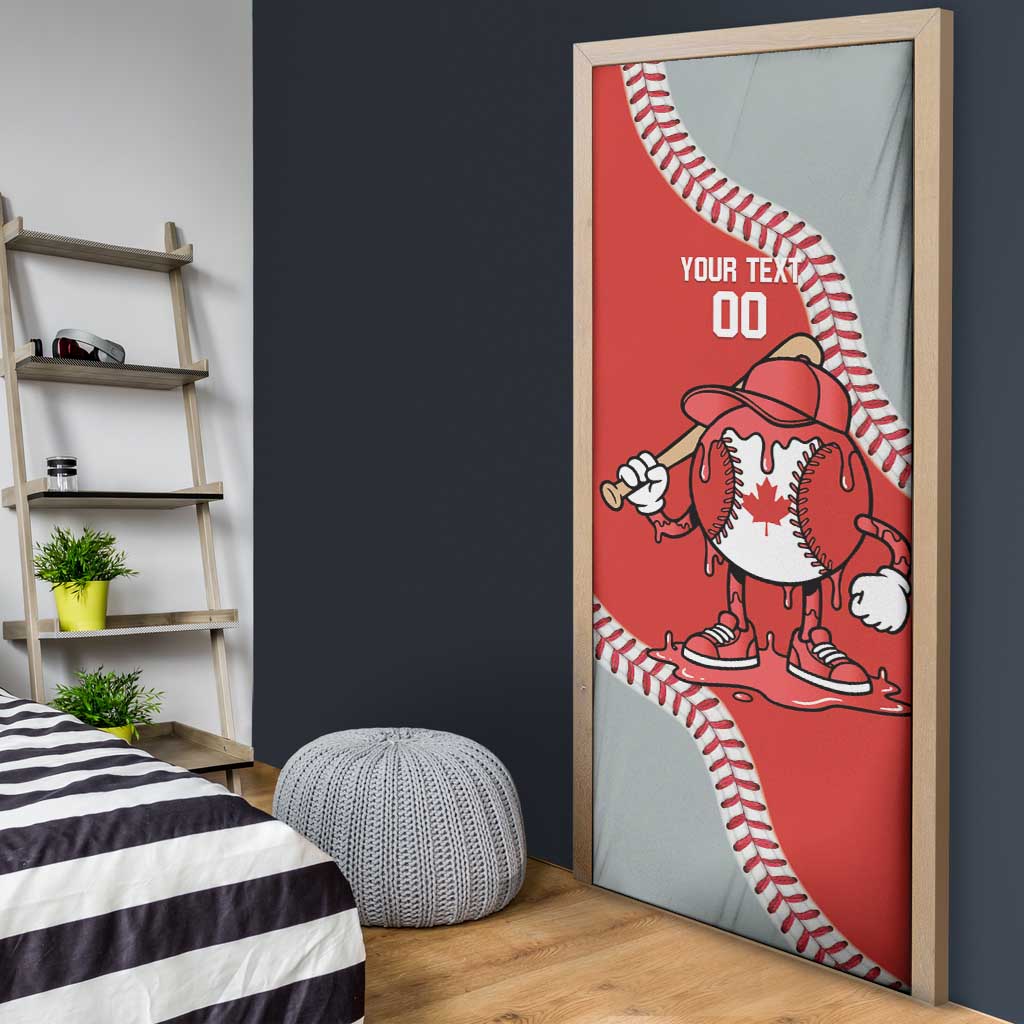 Canada 2026 Baseball Custom Door Cover Go Champions Drip Style