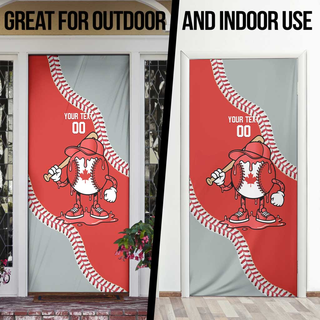 Canada 2026 Baseball Custom Door Cover Go Champions Drip Style