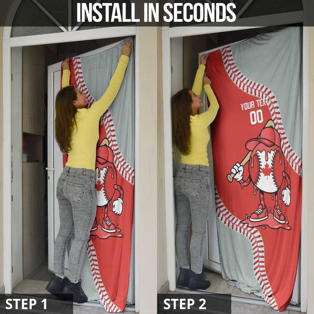 Canada 2026 Baseball Custom Door Cover Go Champions Drip Style