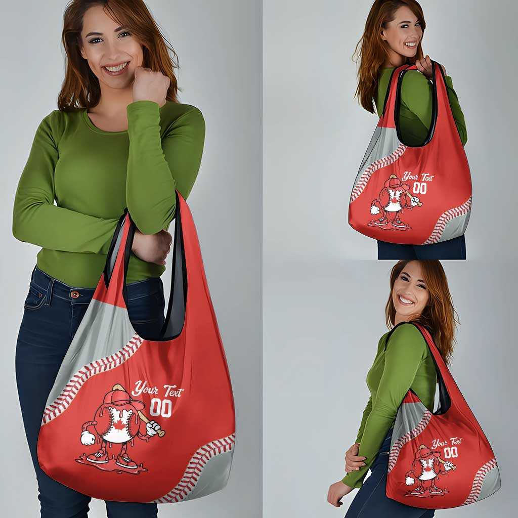 Canada 2026 Baseball Custom Grocery Bag Go Champions Drip Style