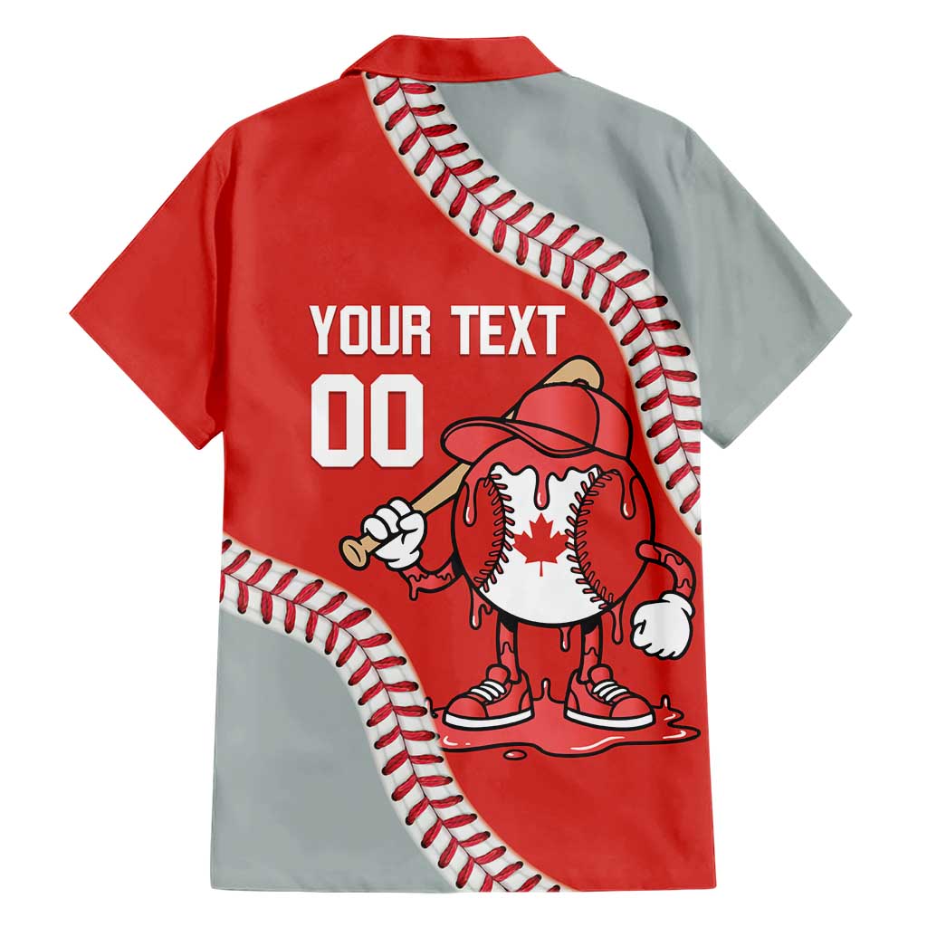 Canada 2026 Baseball Custom Hawaiian Shirt Go Champions Drip Style
