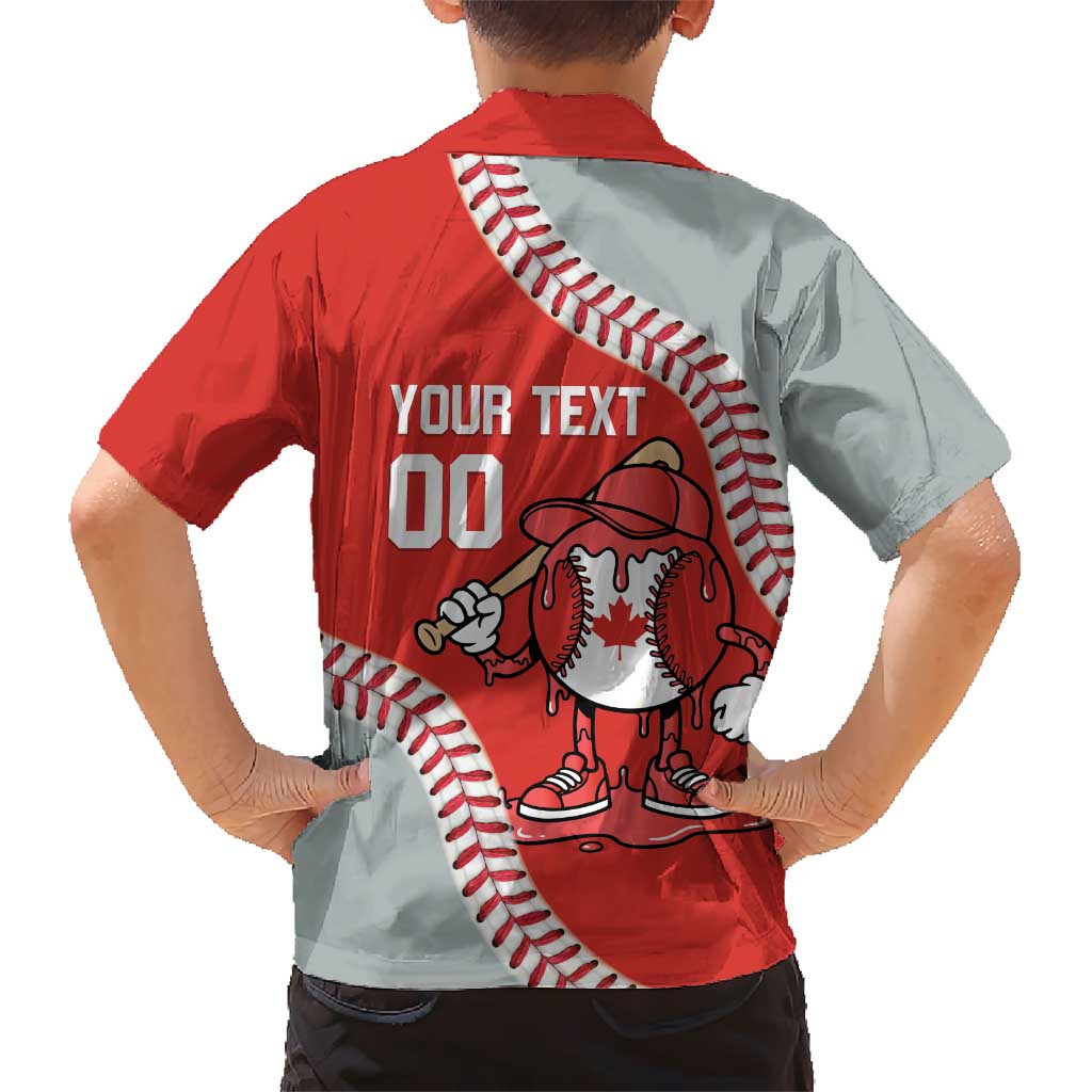 Canada 2026 Baseball Custom Hawaiian Shirt Go Champions Drip Style