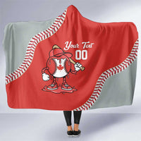Canada 2026 Baseball Custom Hooded Blanket Go Champions Drip Style