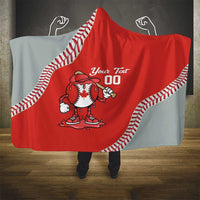 Canada 2026 Baseball Custom Hooded Blanket Go Champions Drip Style