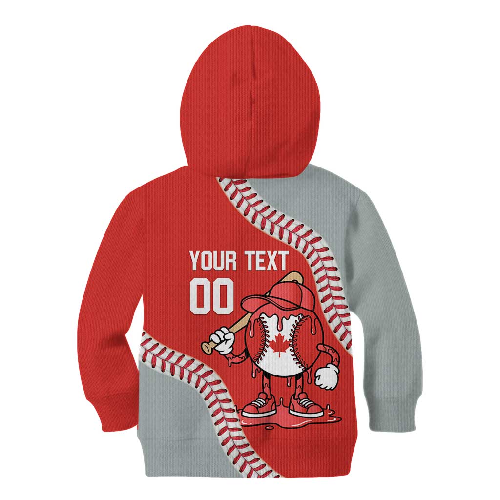 Canada 2026 Baseball Custom Kid Hoodie Go Champions Drip Style