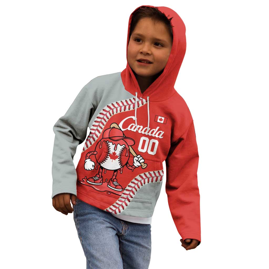 Canada 2026 Baseball Custom Kid Hoodie Go Champions Drip Style