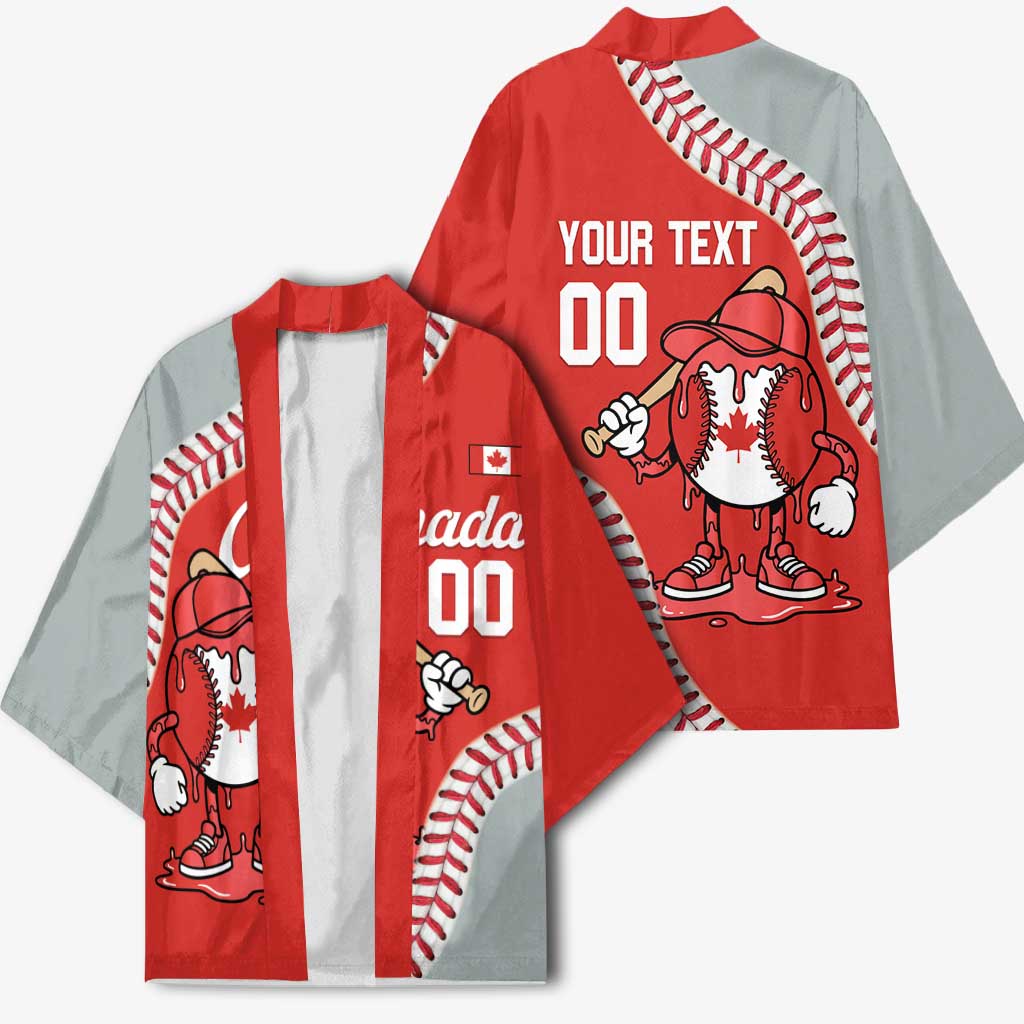 Canada 2026 Baseball Custom Kimono Go Champions Drip Style