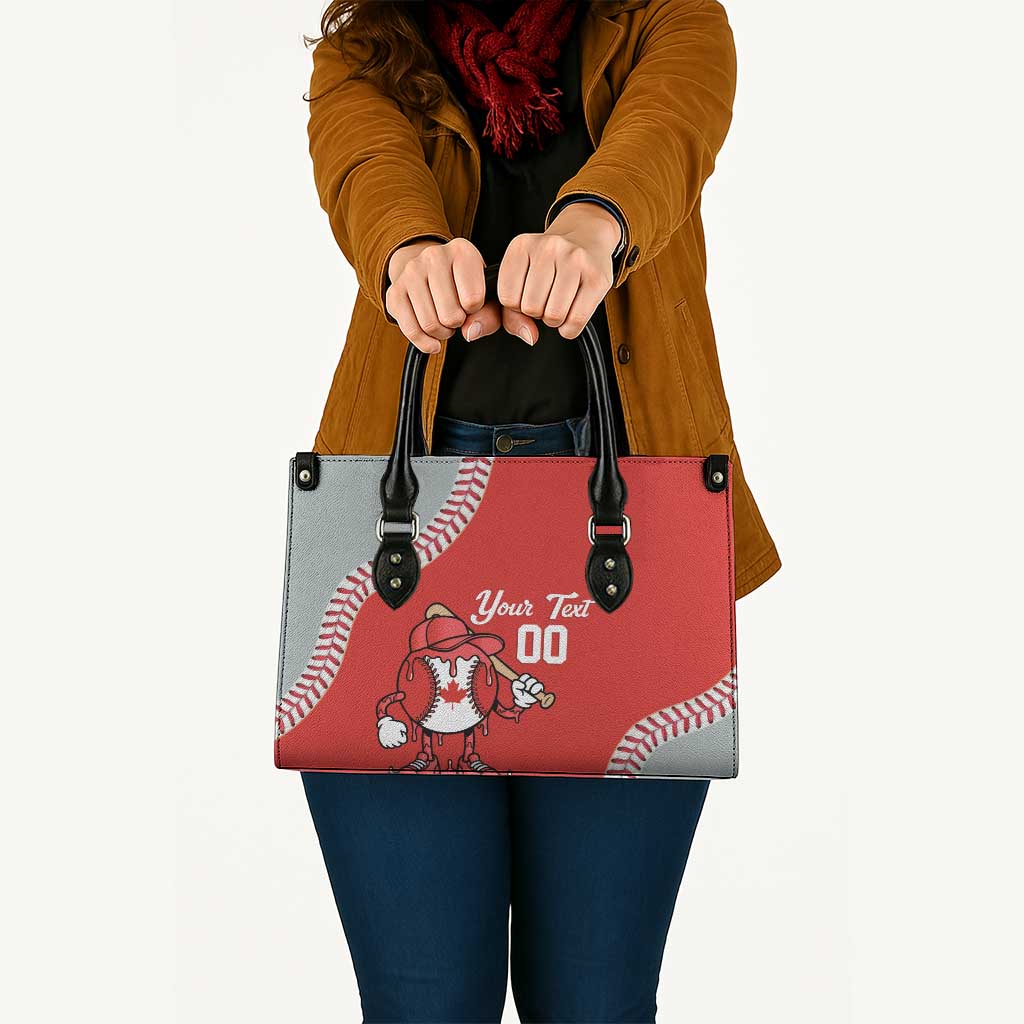 Canada 2026 Baseball Custom Leather Bag Go Champions Drip Style