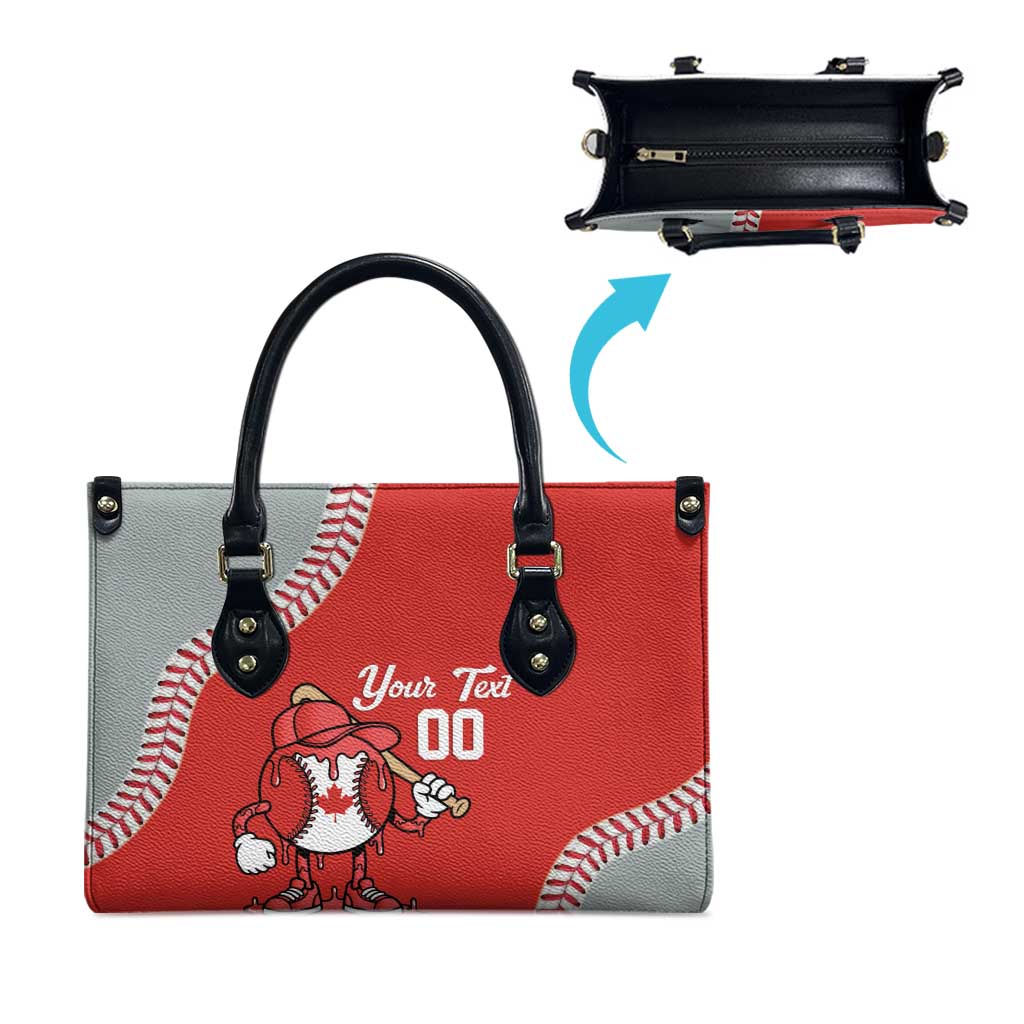 Canada 2026 Baseball Custom Leather Bag Go Champions Drip Style