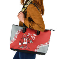 Canada 2026 Baseball Custom Leather Tote Bag Go Champions Drip Style