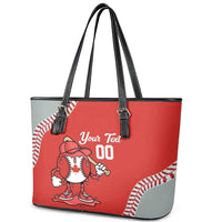 Canada 2026 Baseball Custom Leather Tote Bag Go Champions Drip Style
