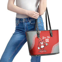 Canada 2026 Baseball Custom Leather Tote Bag Go Champions Drip Style