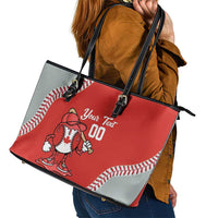 Canada 2026 Baseball Custom Leather Tote Bag Go Champions Drip Style
