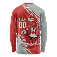 Canada 2026 Baseball Custom Long Sleeve Shirt Go Champions Drip Style