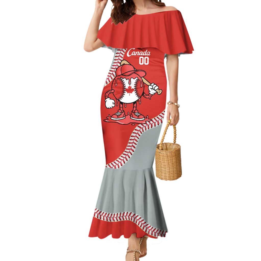 Canada 2026 Baseball Custom Mermaid Dress Go Champions Drip Style