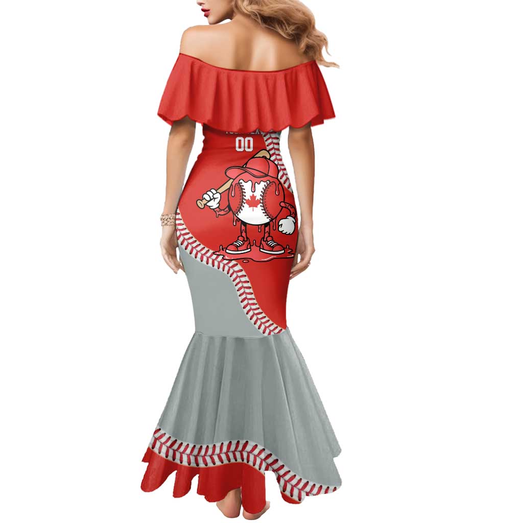 Canada 2026 Baseball Custom Mermaid Dress Go Champions Drip Style
