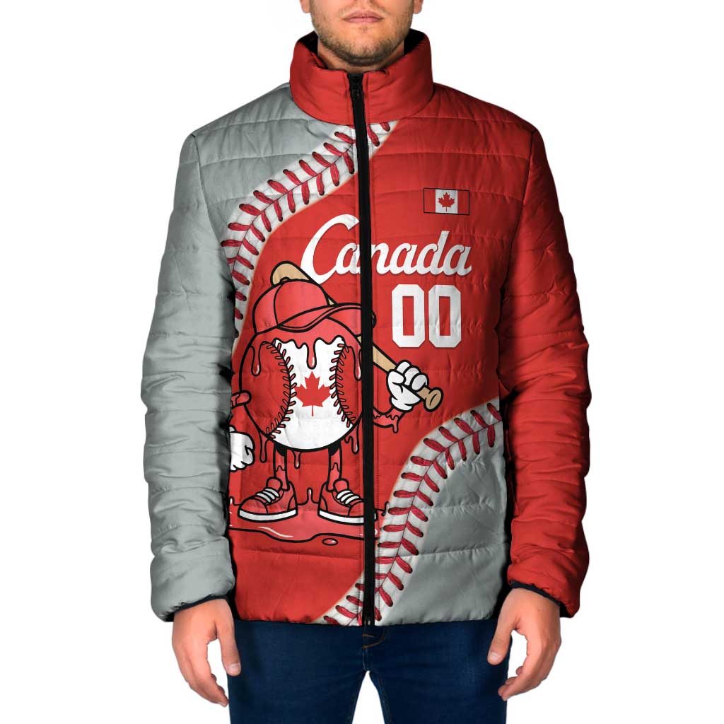 Canada 2026 Baseball Custom Padded Jacket Go Champions Drip Style