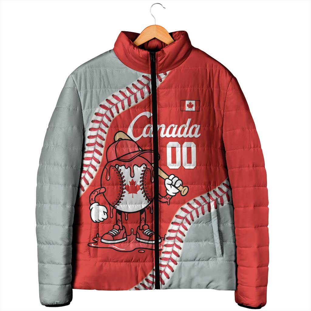 Canada 2026 Baseball Custom Padded Jacket Go Champions Drip Style
