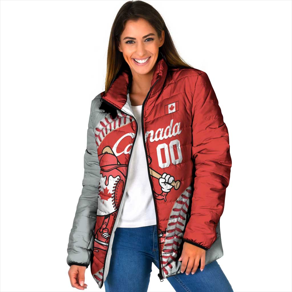 Canada 2026 Baseball Custom Padded Jacket Go Champions Drip Style