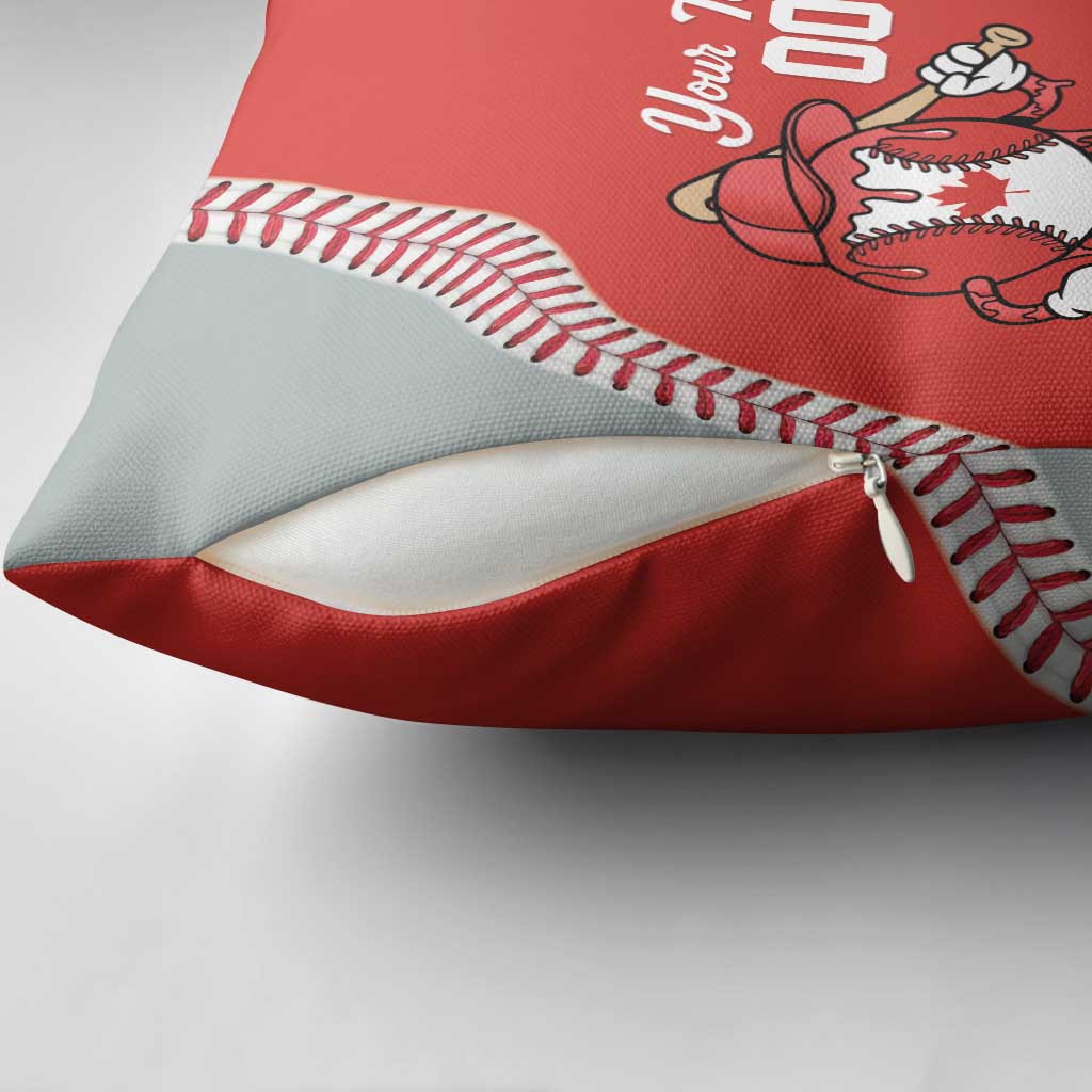Canada 2026 Baseball Custom Pillow Cover Go Champions Drip Style