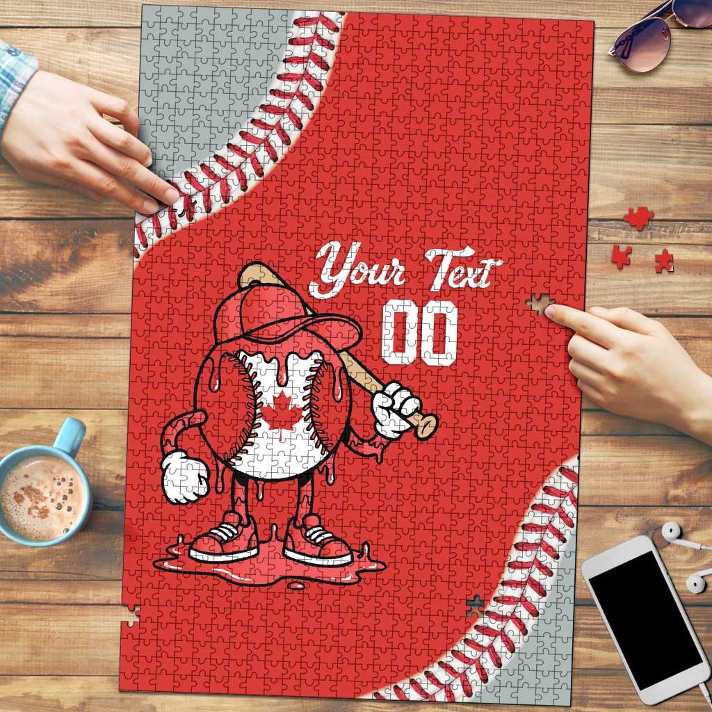 Canada 2026 Baseball Custom Puzzle Go Champions Drip Style