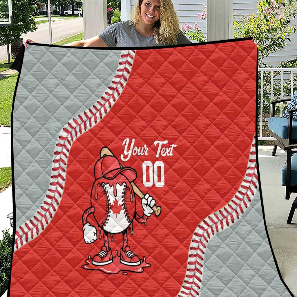 Canada 2026 Baseball Custom Quilt Go Champions Drip Style