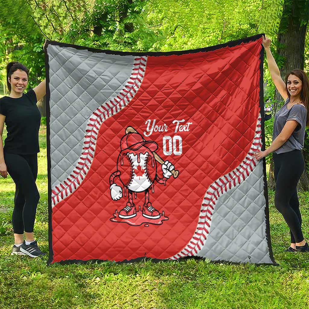 Canada 2026 Baseball Custom Quilt Go Champions Drip Style