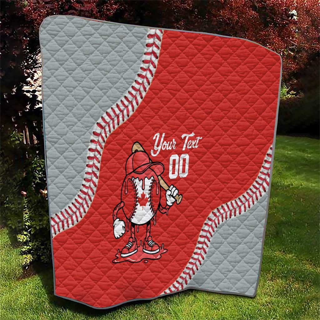 Canada 2026 Baseball Custom Quilt Go Champions Drip Style
