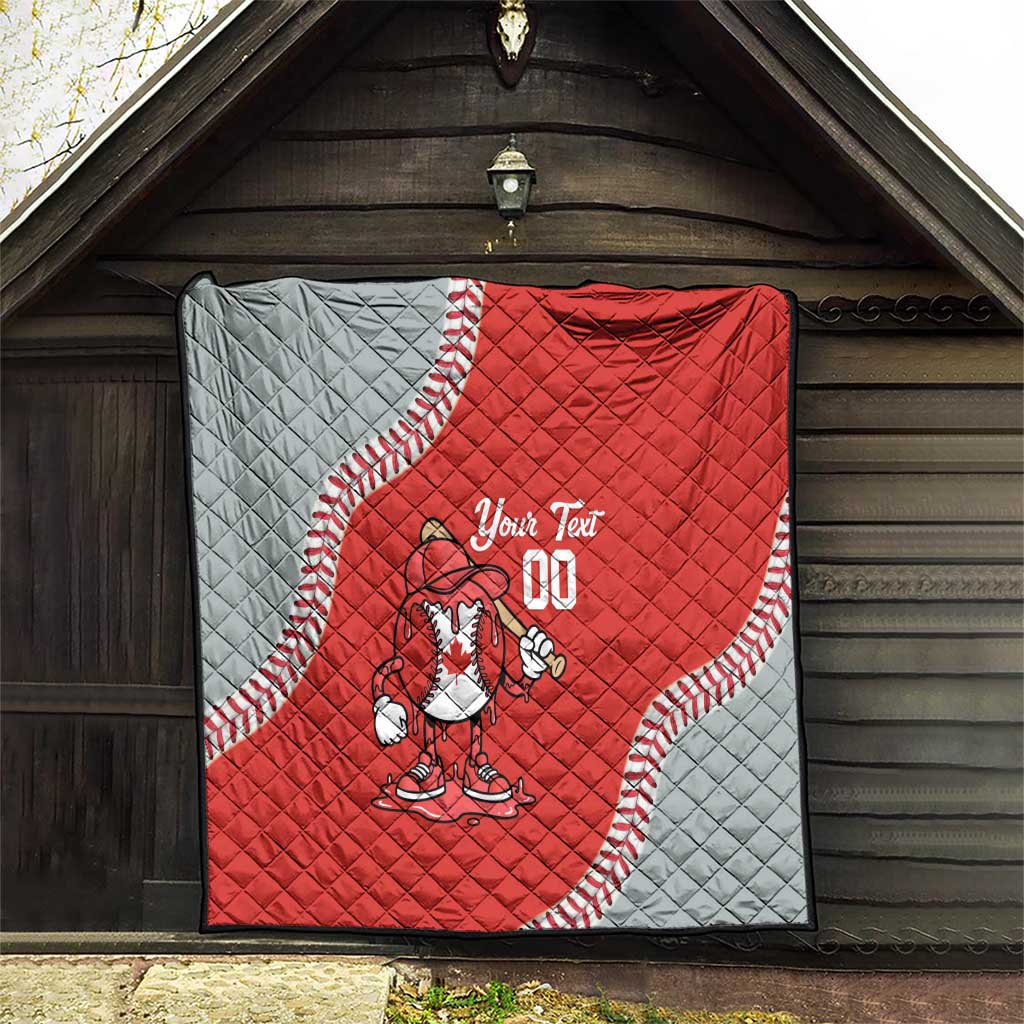 Canada 2026 Baseball Custom Quilt Go Champions Drip Style