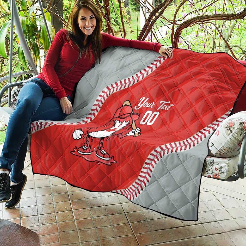 Canada 2026 Baseball Custom Quilt Go Champions Drip Style