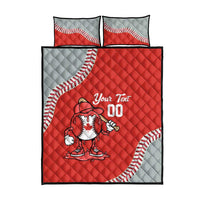 Canada 2026 Baseball Custom Quilt Bed Set Go Champions Drip Style