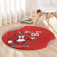 Canada 2026 Baseball Custom Round Carpet Go Champions Drip Style