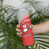 Canada 2026 Baseball Custom Skinny Tumbler Go Champions Drip Style