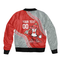 Canada 2026 Baseball Custom Sleeve Zip Bomber Jacket Go Champions Drip Style