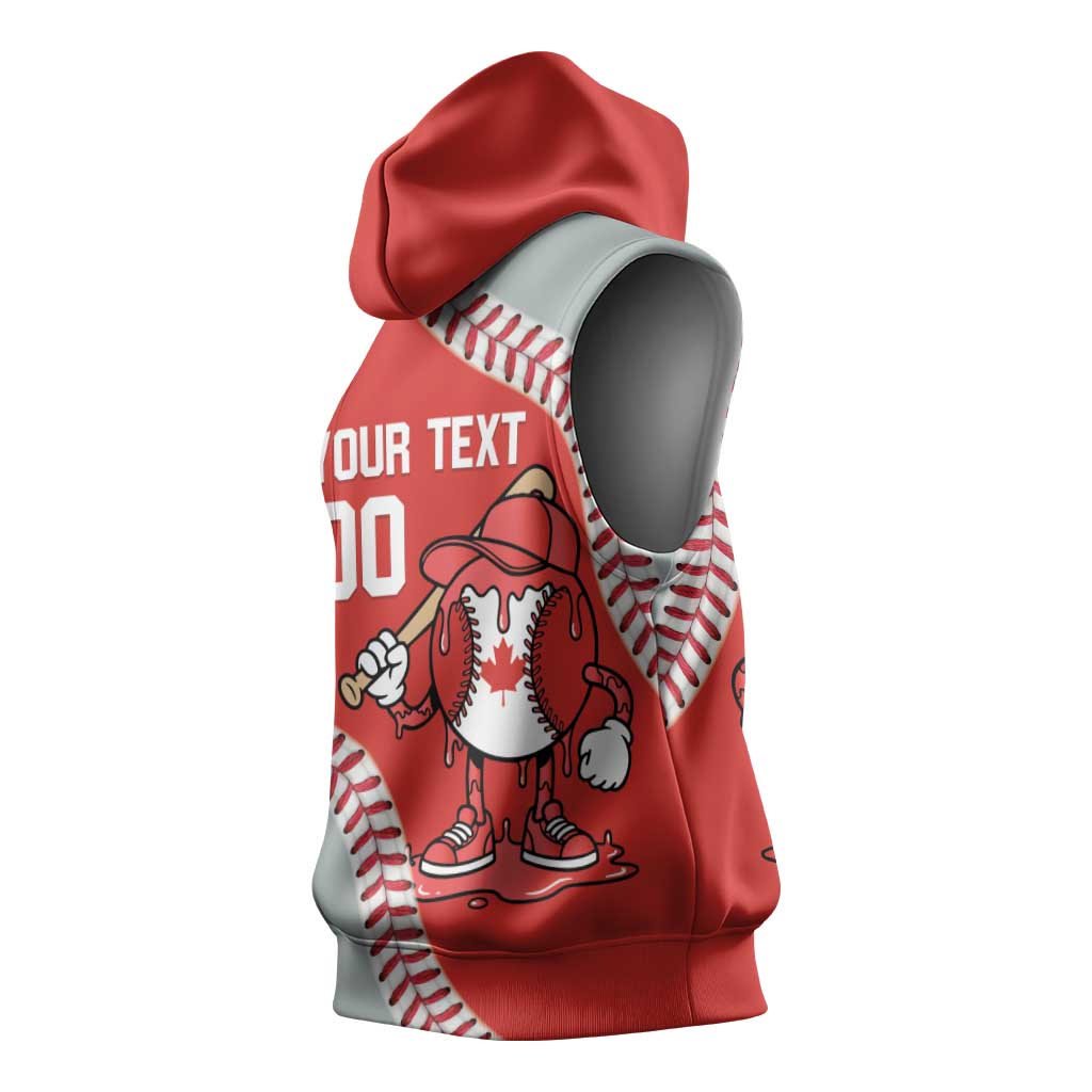 Canada 2026 Baseball Custom Sleeveless Hoodie Go Champions Drip Style