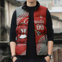 Canada 2026 Baseball Custom Sleeveless Puffer Jacket Go Champions Drip Style