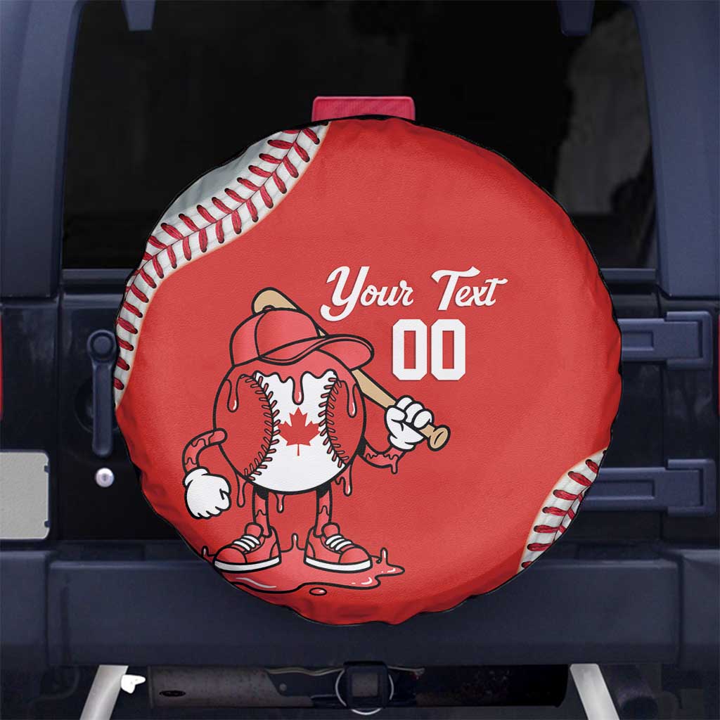 Canada 2026 Baseball Custom Spare Tire Cover Go Champions Drip Style