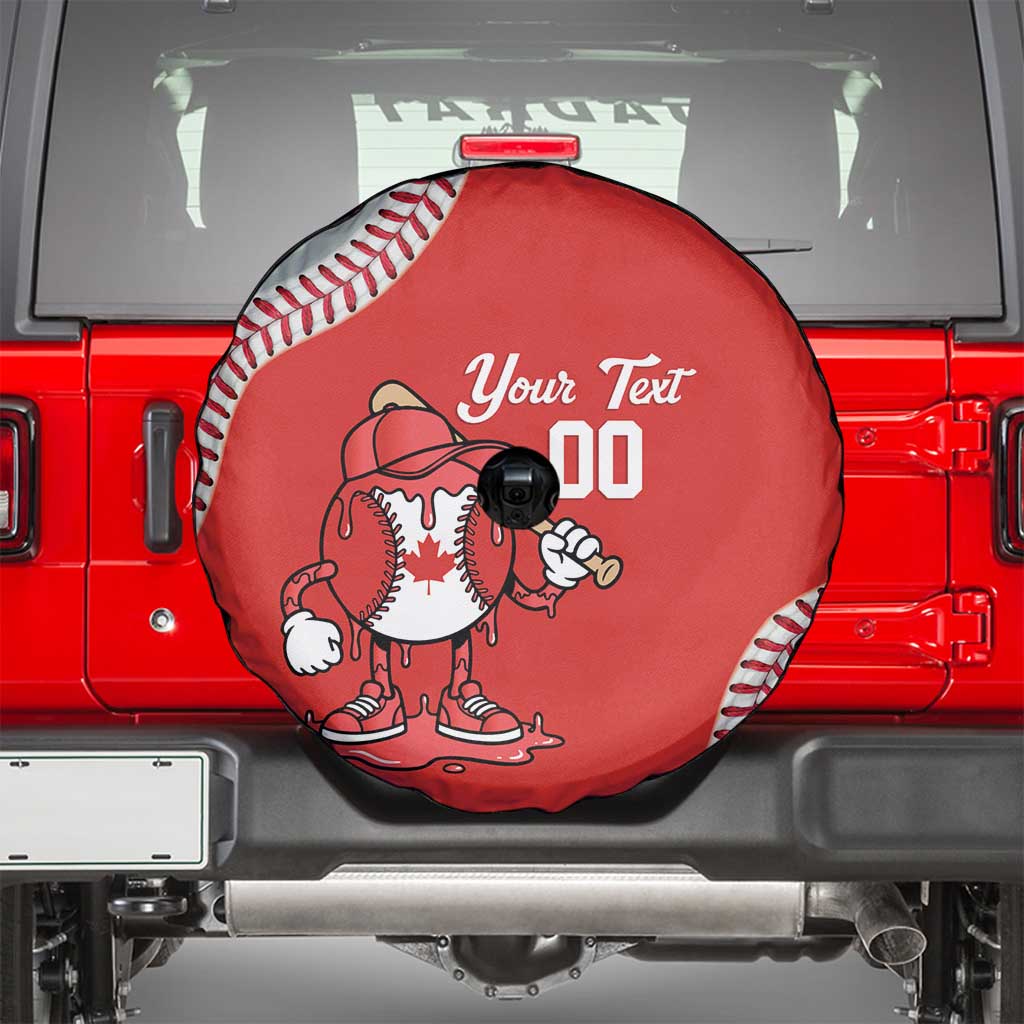 Canada 2026 Baseball Custom Spare Tire Cover Go Champions Drip Style